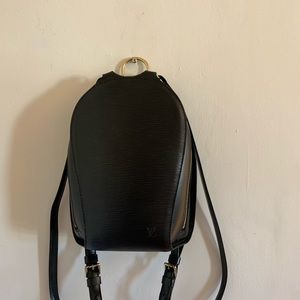 Louis Vuitton black backpack pack
